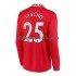 Maglia Manchester United Jadon Sancho 25 Uomo Casa Divisa 2022-2023 Manica Lunga