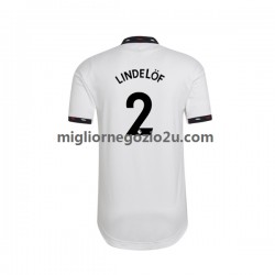 Maglia Manchester United Victor Lindelof 2 Uomo Trasferta Divisa 2022-2023 Manica Corta