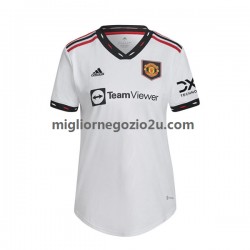 Maglia Manchester United Donna Trasferta Divisa 2022-2023 Manica Corta
