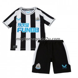Maglia Newcastle United Bambino Casa Divisa 2022-2023 Manica Corta