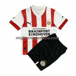 Maglia PSV Eindhoven Bambino Casa Divisa 2022-2023 Manica Corta