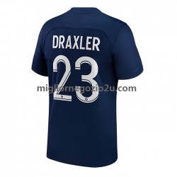 Maglia Paris Saint-Germain Draxler 23 Uomo Casa Divisa 2022-2023 Manica Corta