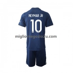 Maglia Paris Saint-Germain Neymar Jr 10 Bambino Casa Divisa 2022-2023 Manica Corta