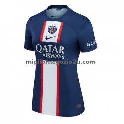 Maglia Paris Saint-Germain Donna Casa Divisa 2022-2023 Manica Corta