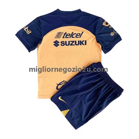 Maglia Pumas UNAM Bambino Trasferta Divisa 2022-2023 Manica Corta