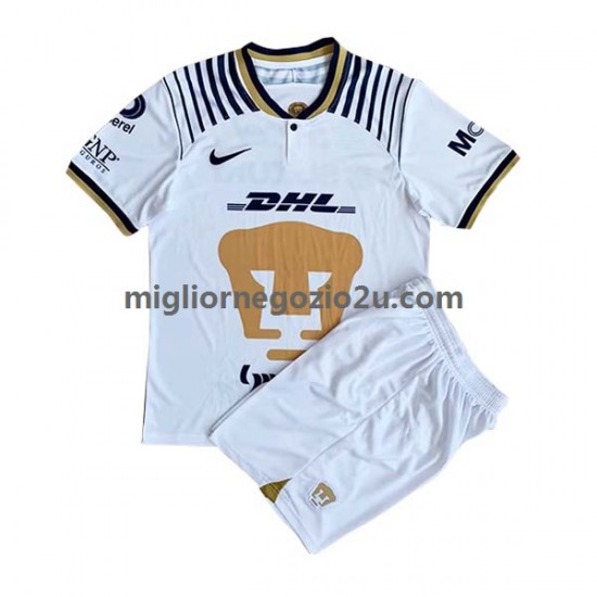 Maglia Pumas UNAM Bambino Casa Divisa 2022-2023 Manica Corta