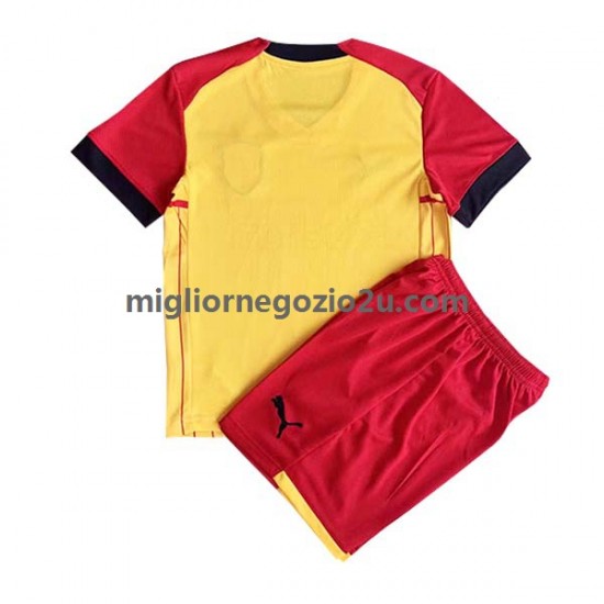 Maglia RC Lens Bambino Casa Divisa 2022-2023 Manica Corta