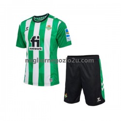 Maglia Real Betis Bambino Casa Divisa 2022-2023 Manica Corta