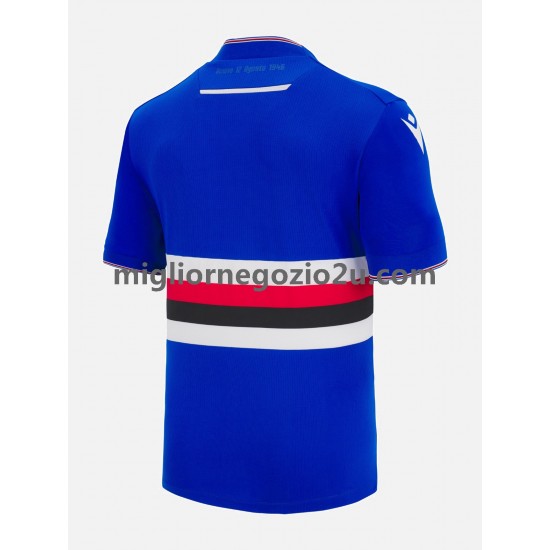 Maglia Sampdoria Uomo Casa Divisa 2022-2023 Manica Corta