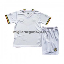 Maglia Senegal Bambino Casa Divisa Mondiali 2022 Manica Corta