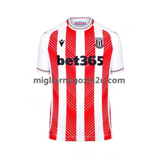 Maglia Stoke City Uomo Casa Divisa 2022-2023 Manica Corta