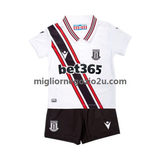 Maglia Stoke City Bambino Terza Divisa 2022-2023 Manica Corta