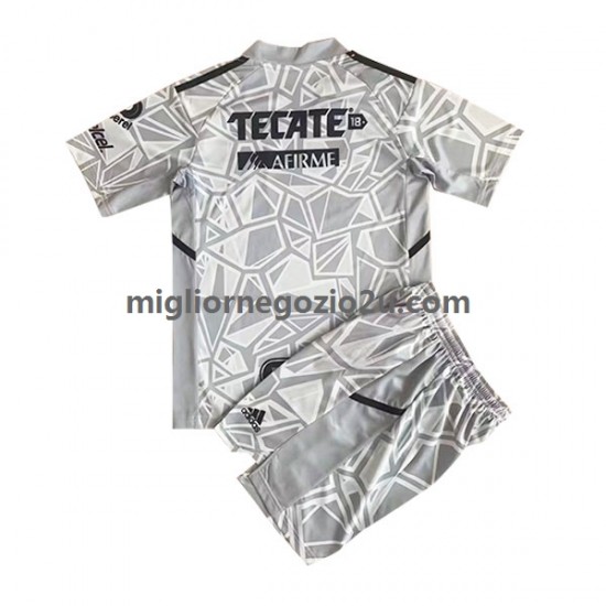 Maglia Tigres UANL Portiere Bambino Casa Divisa 2022-2023 Manica Corta