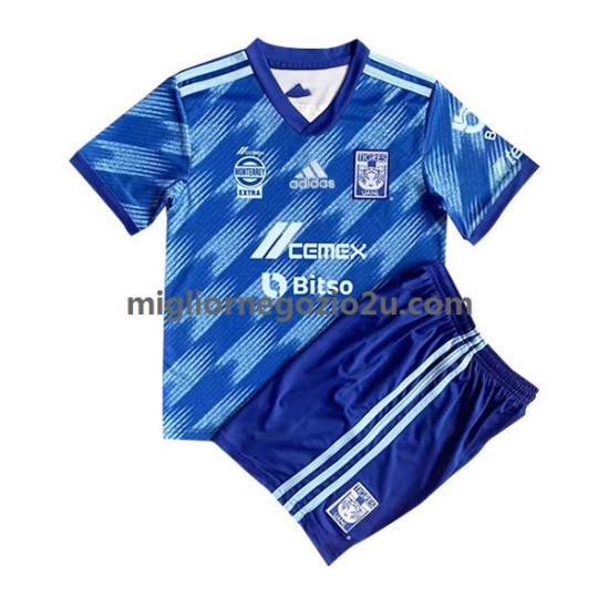 Maglia Tigres UANL Bambino Trasferta Divisa 2022-2023 Manica Corta