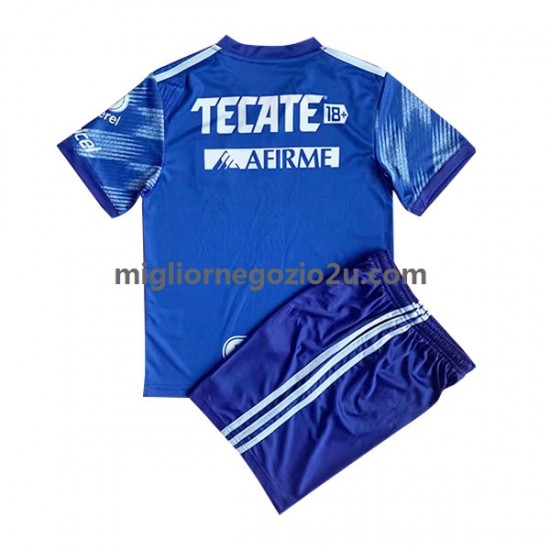 Maglia Tigres UANL Bambino Trasferta Divisa 2022-2023 Manica Corta