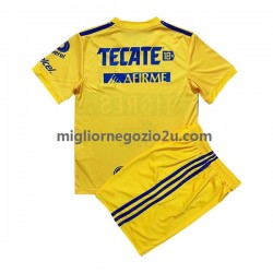 Maglia Tigres UANL Bambino Casa Divisa 2022-2023 Manica Corta