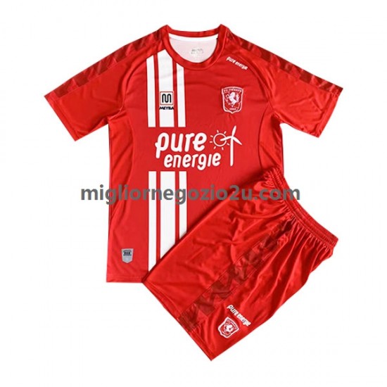 Maglia Twente Bambino Casa Divisa 2022-2023 Manica Corta