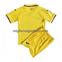 Maglia Villarreal CF Bambino Casa Divisa 2022-2023 Manica Corta