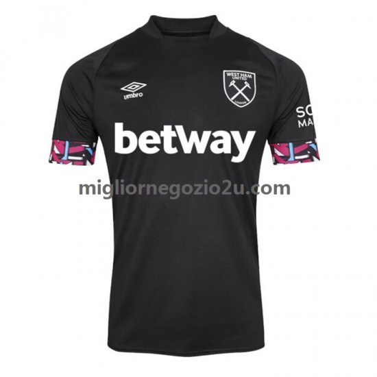 Maglia West Ham United Uomo Trasferta Divisa 2022-2023 Manica Corta