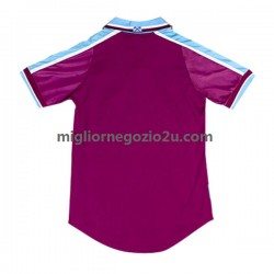 Maglia West Ham United Retro Uomo Casa Divisa 1999-2001 Manica Corta