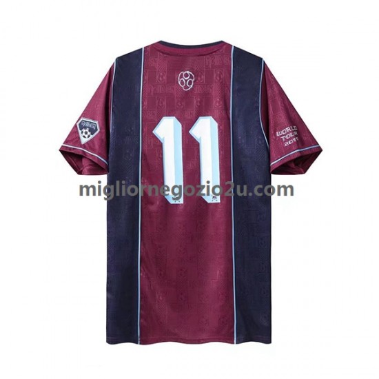 Maglia West Ham United Iron Maiden Retro Uomo Trasferta Divisa 2011 Manica Corta