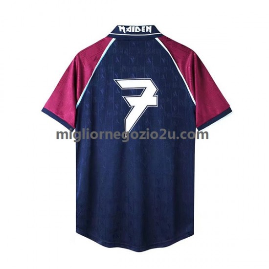 Maglia West Ham United Iron Maiden Retro Uomo Casa Divisa 1999 Manica Corta