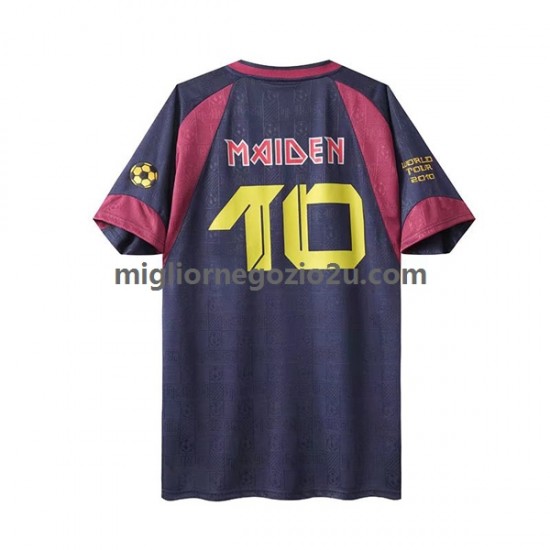 Maglia West Ham United Iron Maiden Retro Uomo Casa Divisa 2010 Manica Corta