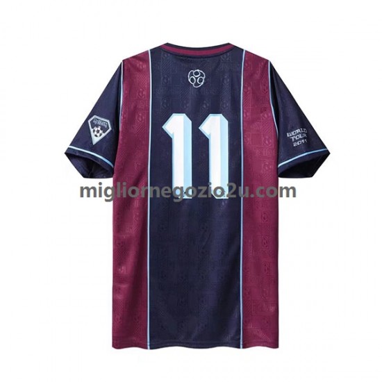 Maglia West Ham United Iron Maiden Retro Uomo Casa Divisa 2011 Manica Corta