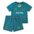 Maglia Wolverhampton Wanderers Bambino Trasferta Divisa 2022-2023 Manica Corta