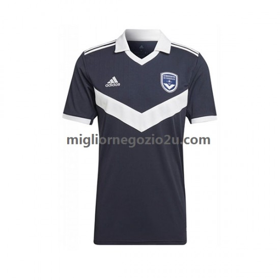 Maglia Bordeaux Uomo Casa Divisa 2022-2023 Manica Corta