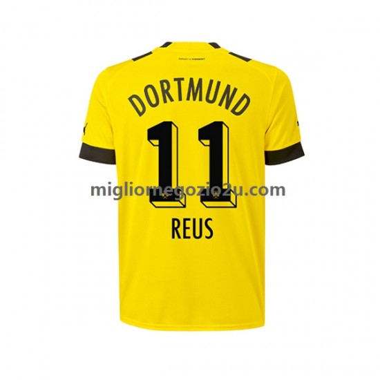 Maglia Borussia Dortmund Marco Reus 11 Uomo Casa Divisa 2022-2023 Manica Corta