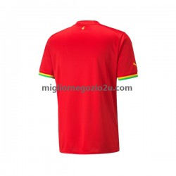 Maglia Ghana Uomo Trasferta Divisa Mondiali 2022 Manica Corta