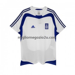 Maglia Grecia Retro Uomo Casa Divisa 2004 Manica Corta