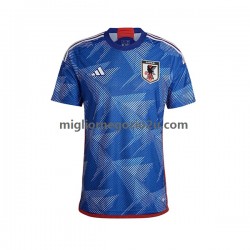 Maglia Giappone Uomo Casa Divisa Mondiali 2022 Manica Corta