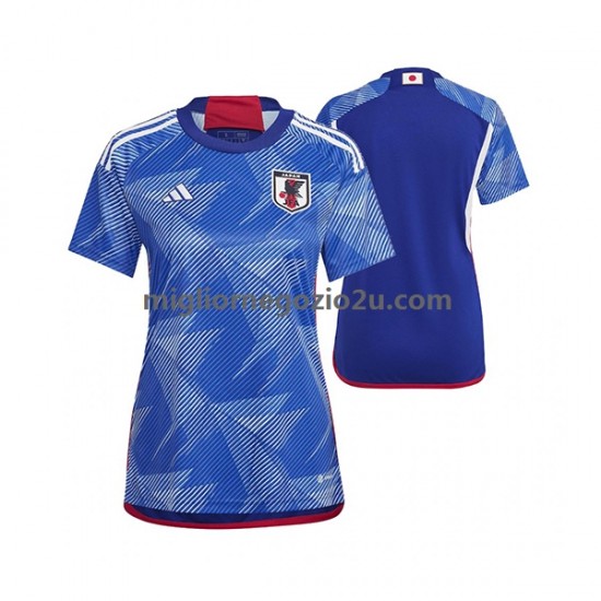 Maglia Giappone Donna Casa Divisa Mondiali 2022 Manica Corta