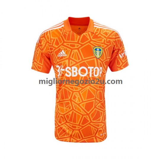 Maglia Leeds United Portiere Uomo Trasferta Divisa 2022-2023 Manica Corta