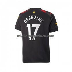 Maglia Manchester City De Bruyne 17 Uomo Trasferta Divisa 2022-2023 Manica Corta