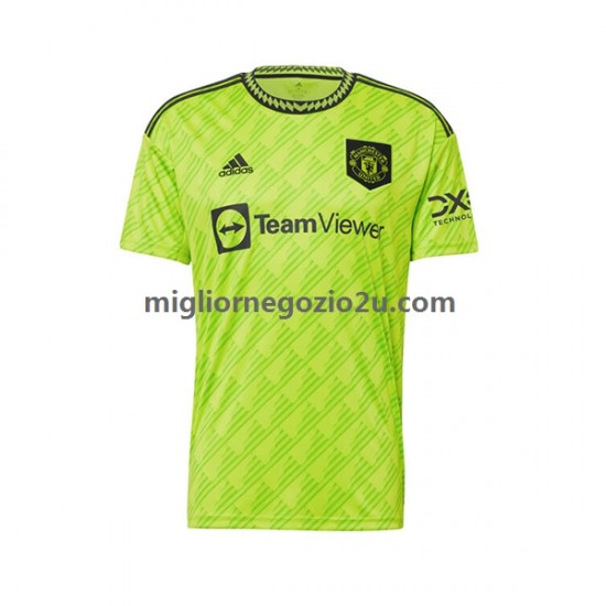 Maglia Manchester United Uomo Terza Divisa 2022-2023 Manica Corta