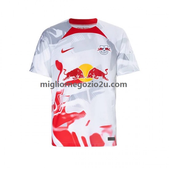 Maglia RB Leipzig Uomo Casa Divisa 2022-2023 Manica Corta