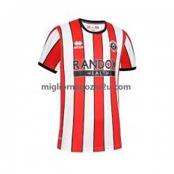 Maglia Sheffield United Uomo Casa Divisa 2022-2023 Manica Corta