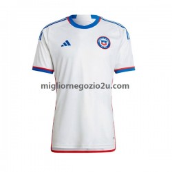 Maglia Cile Uomo Trasferta Divisa 2022 Manica Corta