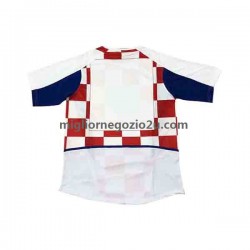 Maglia Croazia Uomo Casa Divisa 2002 Manica Corta