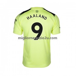 Maglia Manchester City Haaland 9 Uomo Terza Divisa 2022-2023 Manica Corta