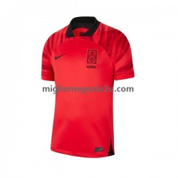 Maglia Corea del Sud Uomo Casa Divisa Mondiali 2022 Manica Corta