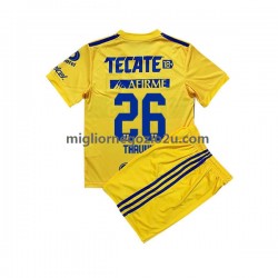 Maglia Tigres UANL Florian Thauvin 26 Bambino Casa Divisa 2022-2023 Manica Corta