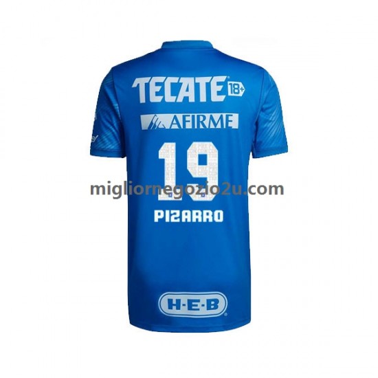 Maglia Tigres UANL Guido Pizarro 19 Uomo Trasferta Divisa 2022-2023 Manica Corta