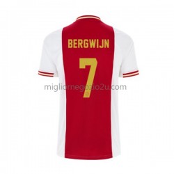 Maglia AFC Ajax Steven Bergwijn 7 Uomo Casa Divisa 2022-2023 Manica Corta