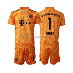Maglia FC Bayern München Manuel Neuer 1 Portiere Bambino Trasferta Divisa 2022-2023 Manica Corta