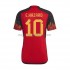 Maglia Belgio Hazard 10 Uomo Casa Divisa Mondiali 2022 Manica Corta