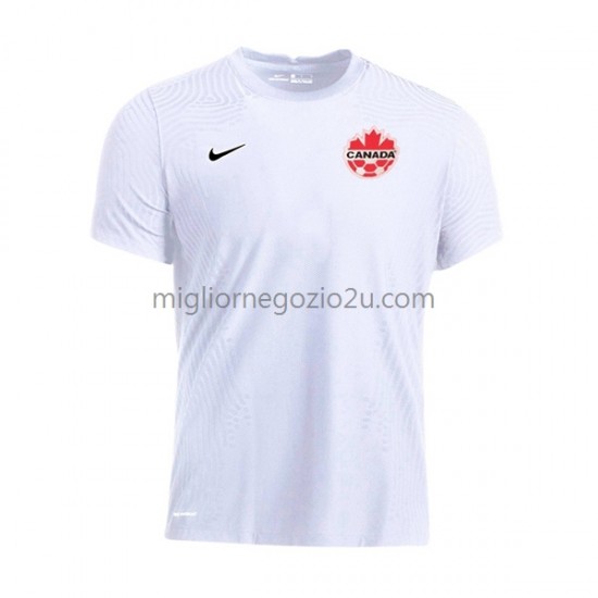 Maglia Canada Uomo Trasferta Divisa Mondiali 2022 Manica Corta